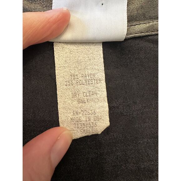 Vintage Maggy Lawrence Women’s Dress Jacket Size Small Metallic Shimmer USA Made - Picture 6 of 8